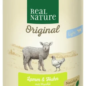REAL NATURE Katze Light Lamm und Huhn 400 g Preis Gesenkt